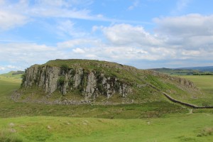 Hadrianus mur vid Housesteds, Northumberland. Foto: AnnVixen