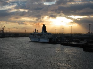 Newcastles hamn, på floden Tyne. Foto: AnnVixen