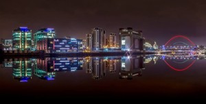 Natt i Newcastle upon Tyne. Foto: David Thomson
